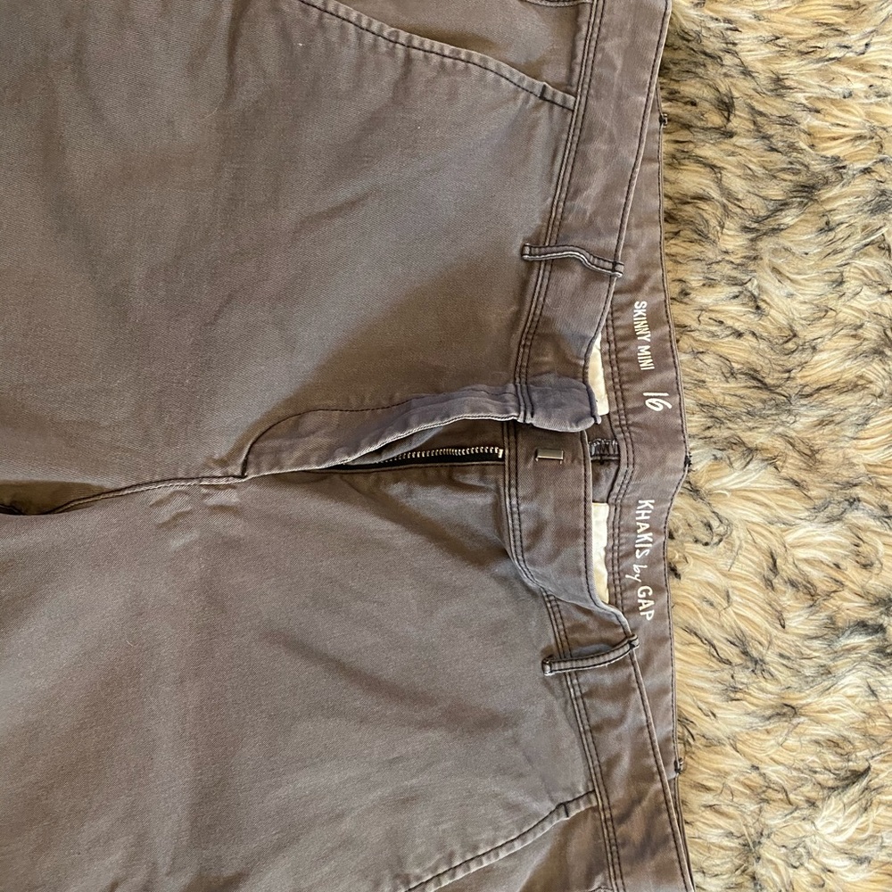 Skinny mini khakis by gap